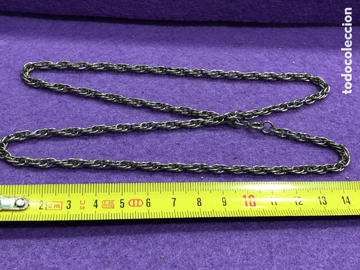Joyeria: Antiguo collar o cadena trenzada (L9) - Foto 2