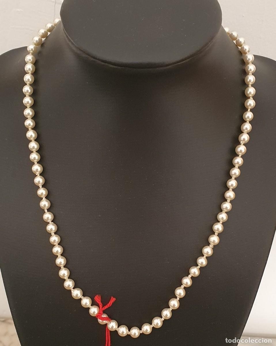 Joyeria: collar de perlas maperla largo 45 c. perla 5 m. - Foto 1