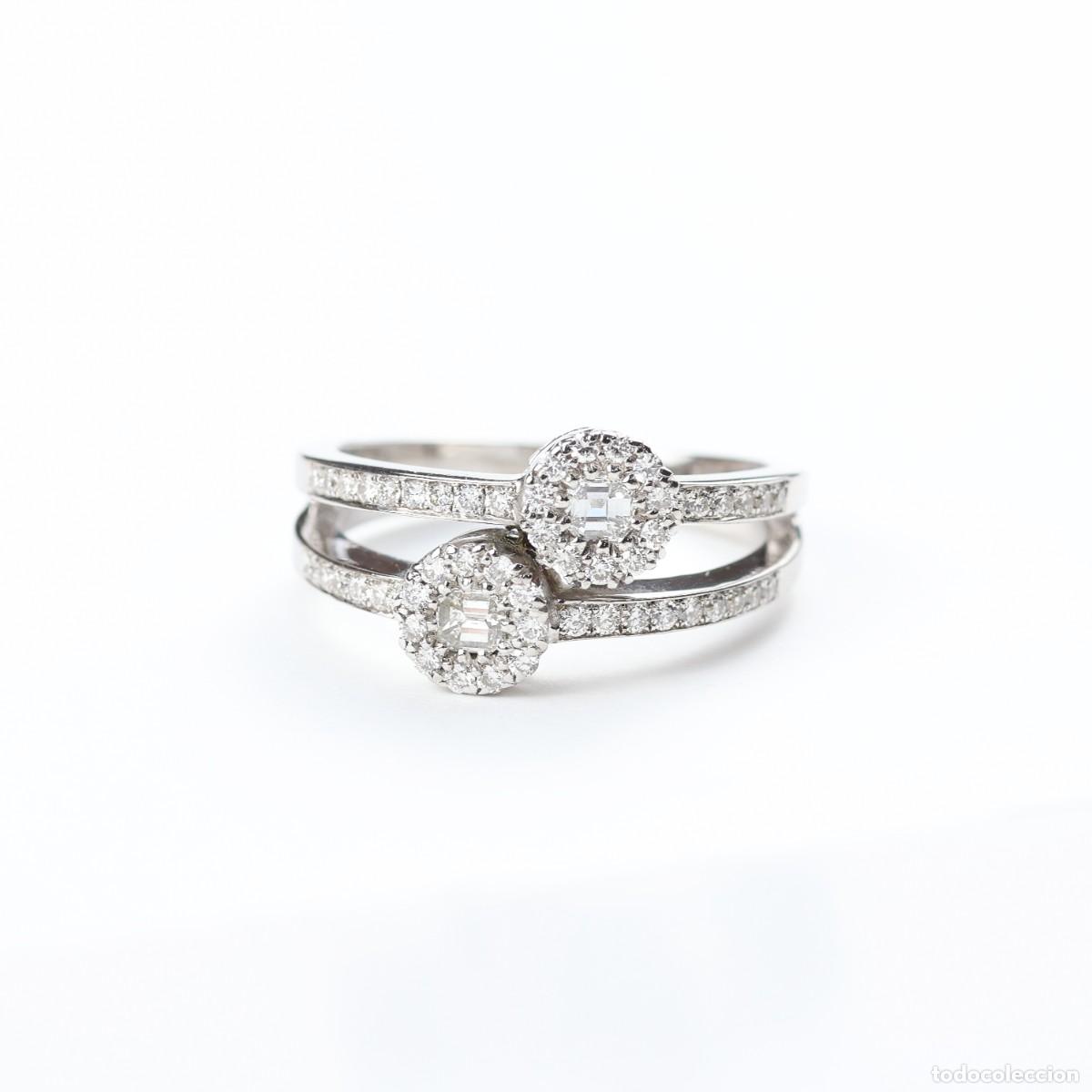 Joyeria: Anillo tu y yo oro y diamantes - Foto 1