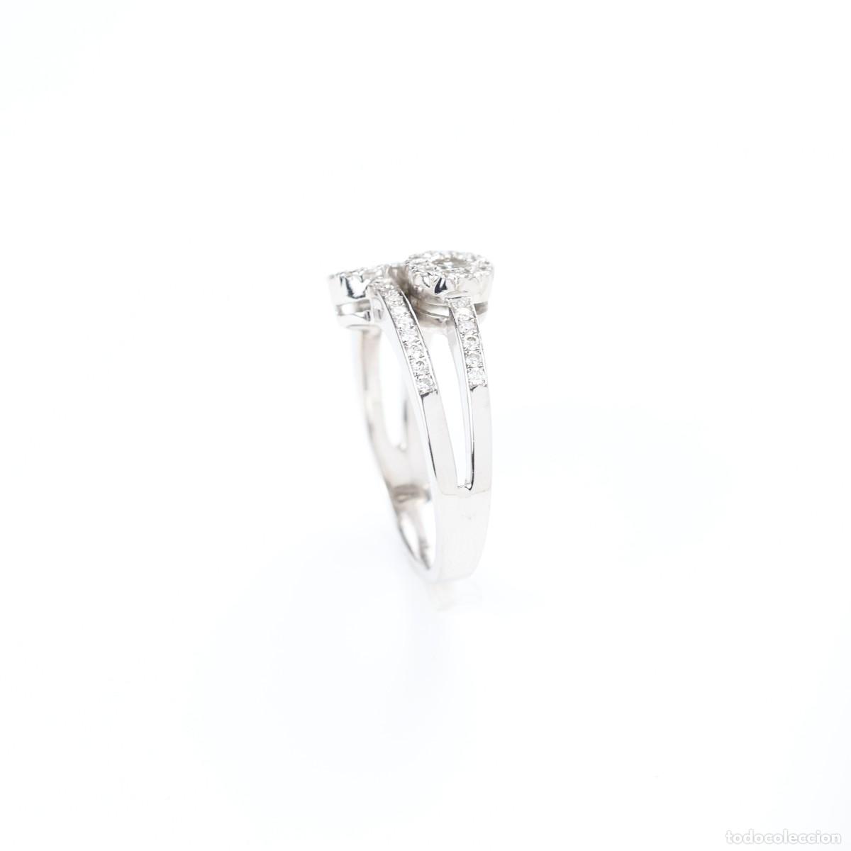 Joyeria: Anillo tu y yo oro y diamantes - Foto 4
