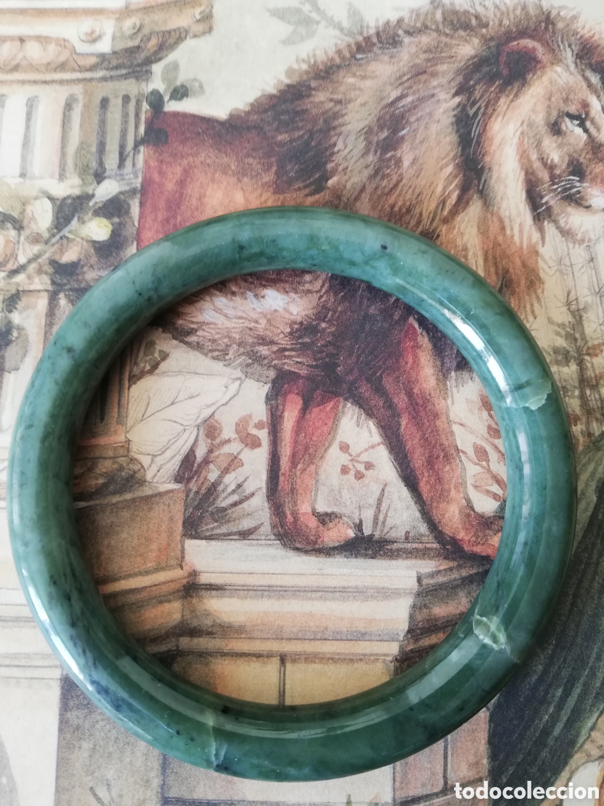 Joyeria: ANTIGUA PULSERA DE JADE VERDE. - Foto 10
