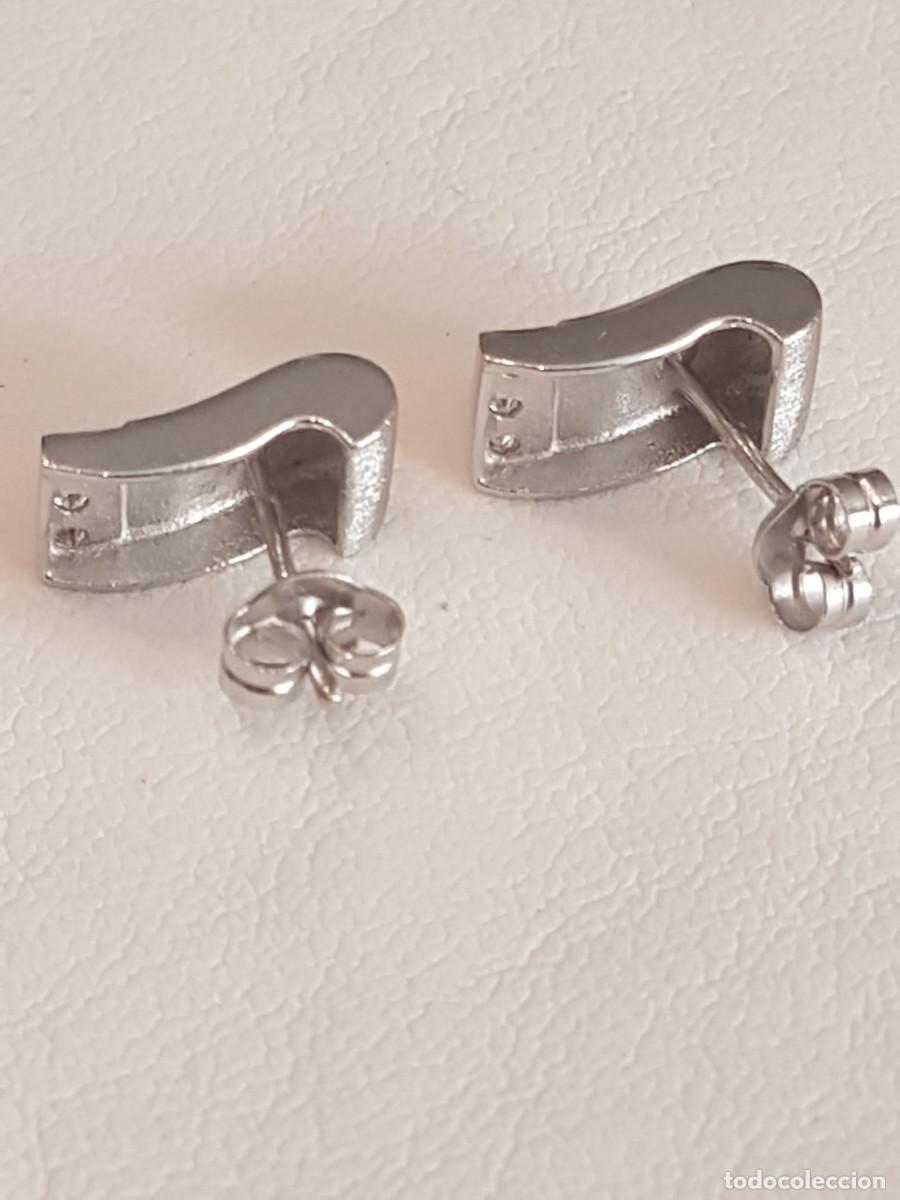 Joyeria: PENDIENTES ORO BLANCO 18K CON BRILLANTES - Foto 3
