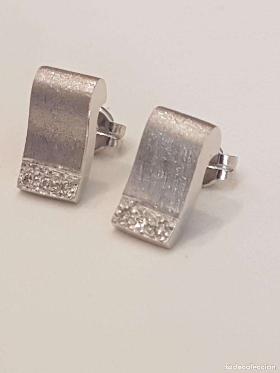 Joyeria: PENDIENTES ORO BLANCO 18K CON BRILLANTES - Foto 1