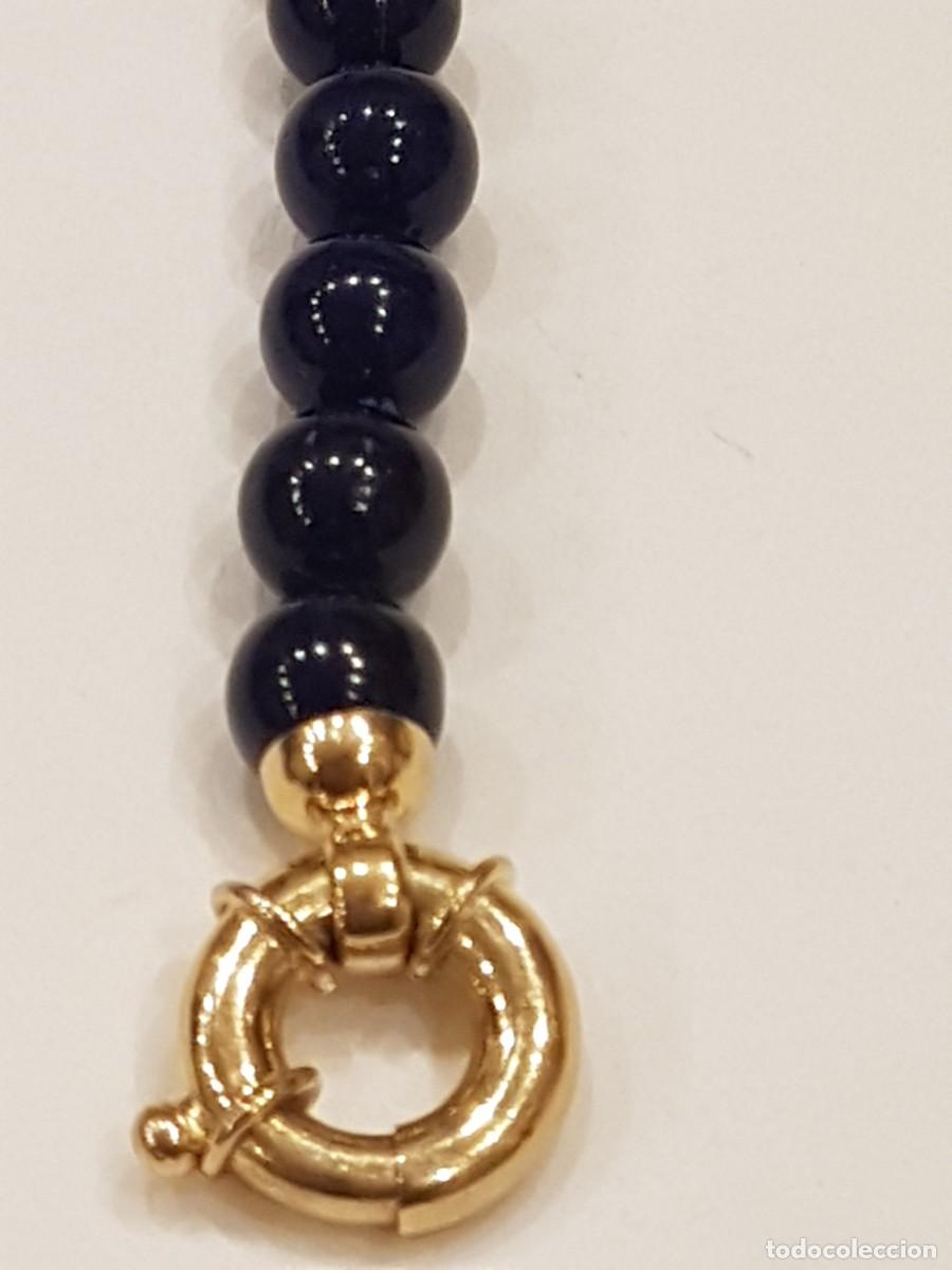 Joyeria: COLLAR DE LAPISLAZULI CIERRE Y BOLAS DE ORO 18K - Foto 9