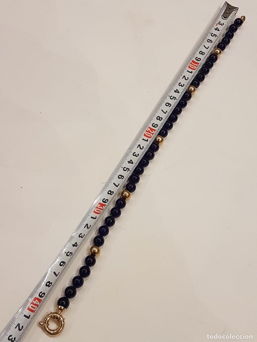 Joyeria: COLLAR DE LAPISLAZULI CIERRE Y BOLAS DE ORO 18K - Foto 4