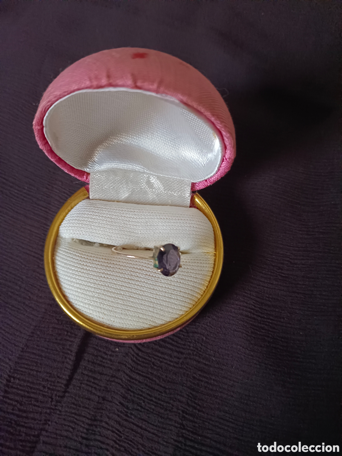 Joyeria: Anillo oro con iolita - Foto 2