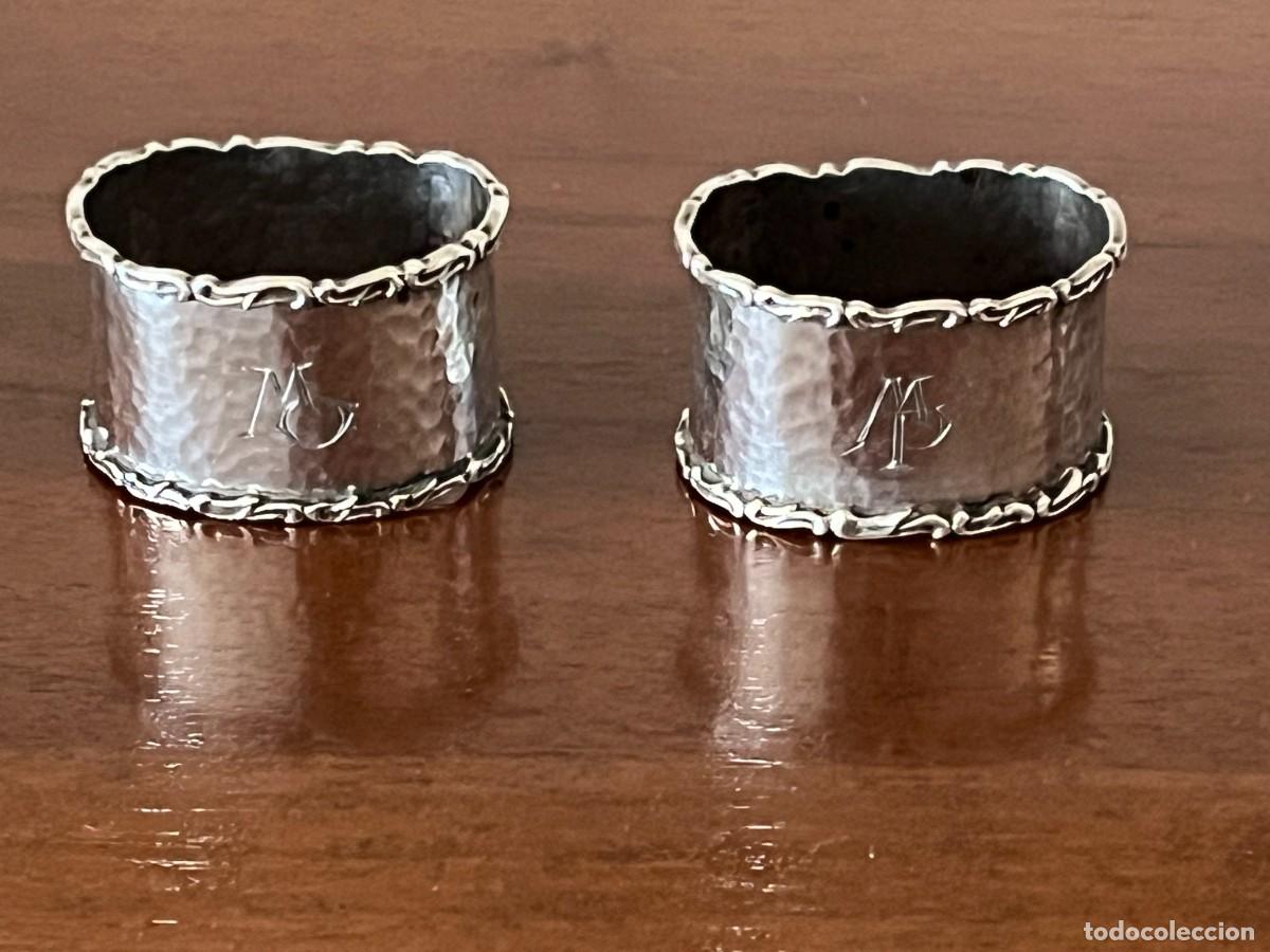 Joyeria: PAREJA SERVILLETEROS PLATA DE LEY - Foto 1