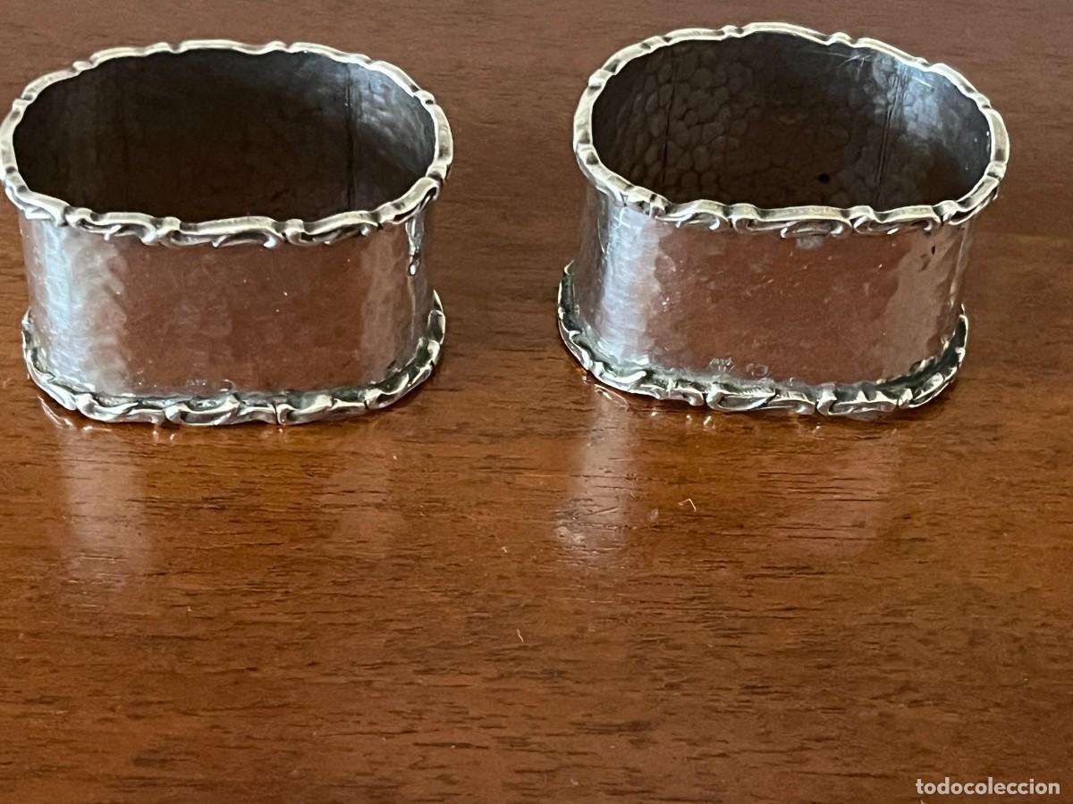 Joyeria: PAREJA SERVILLETEROS PLATA DE LEY - Foto 2