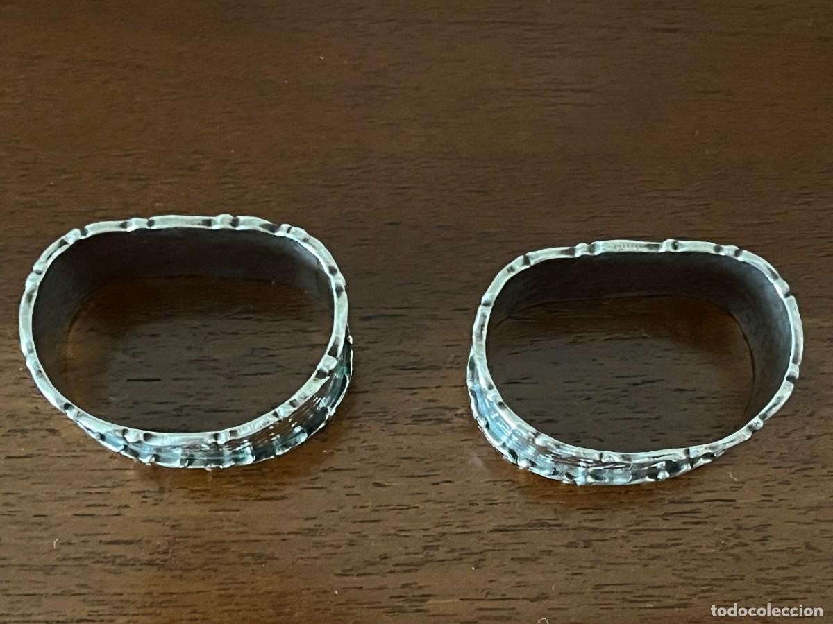 Joyeria: PAREJA SERVILLETEROS PLATA DE LEY - Foto 3