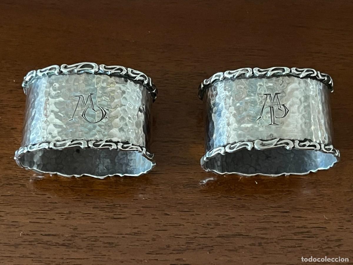 Joyeria: PAREJA SERVILLETEROS PLATA DE LEY - Foto 4