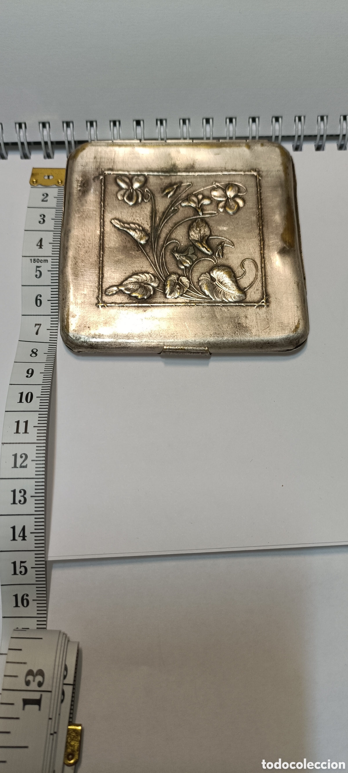 Joyeria: Pitillera ba&ntilde;ada en plata - Foto 1