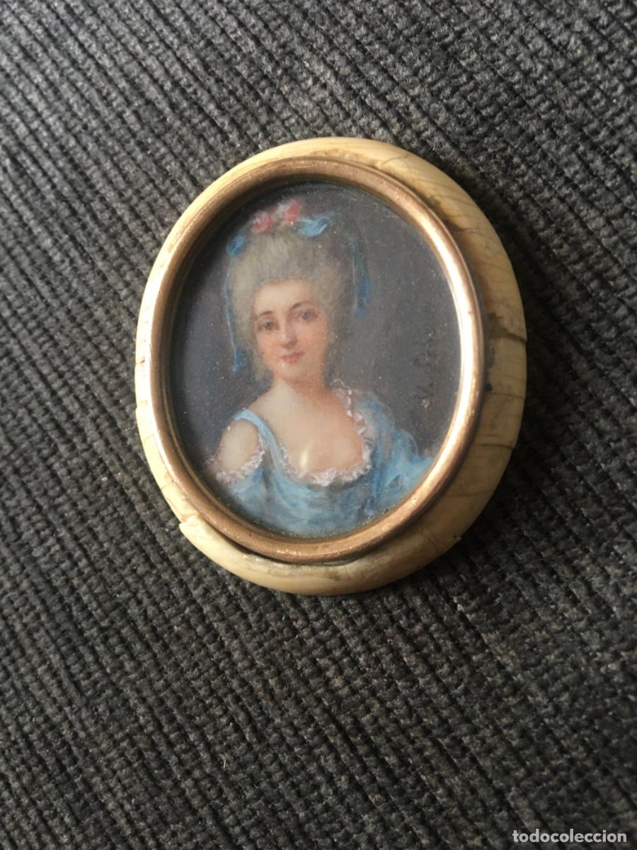 Joyeria: Miniatura oleo en broche - Foto 3