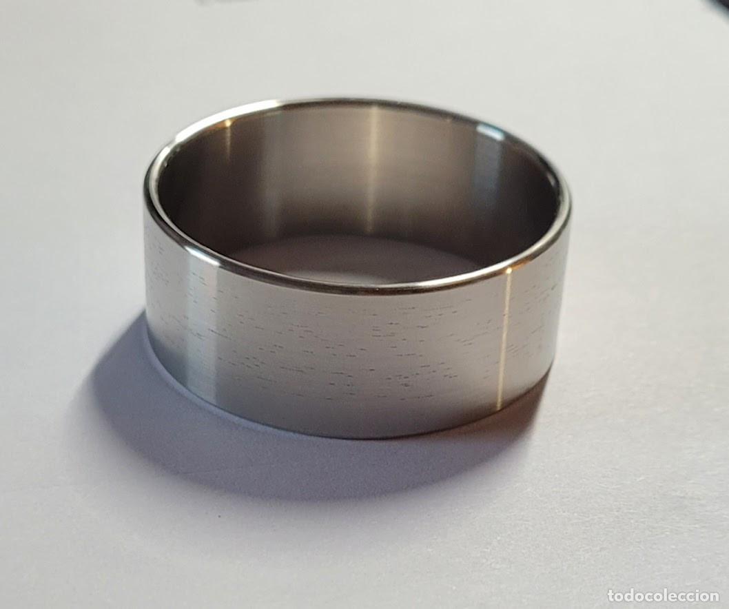 Joaillerie: Anillo acero 1.5 cm. de ancho 35 mm diametro
