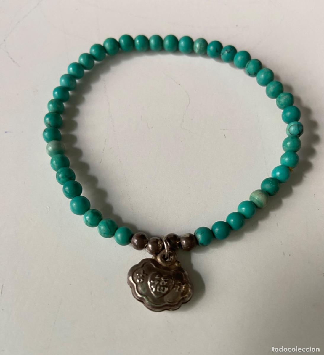 Joyeria: C-188. Pulsera del amor. Turquesas. China... - Foto 4