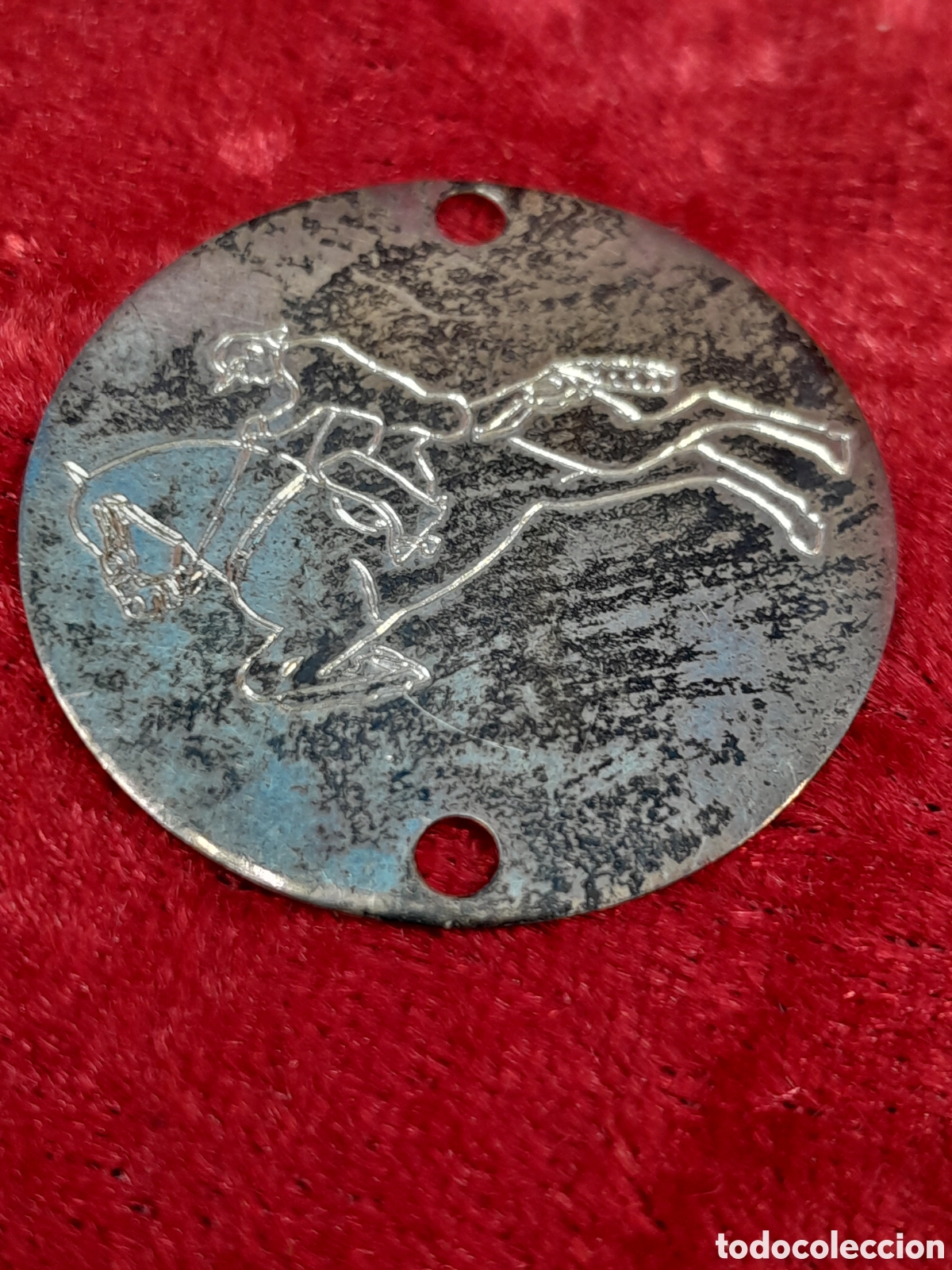 Joyeria: JOY-2986. PLACA DE PLATA CON GRABADO DE H&Iacute;PICA. - Foto 3