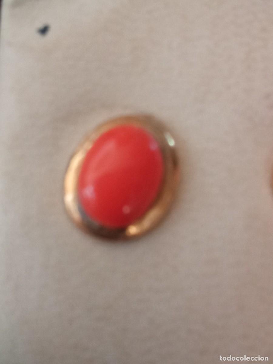 Joyeria: Pendientes de oro y coral V - Foto 2