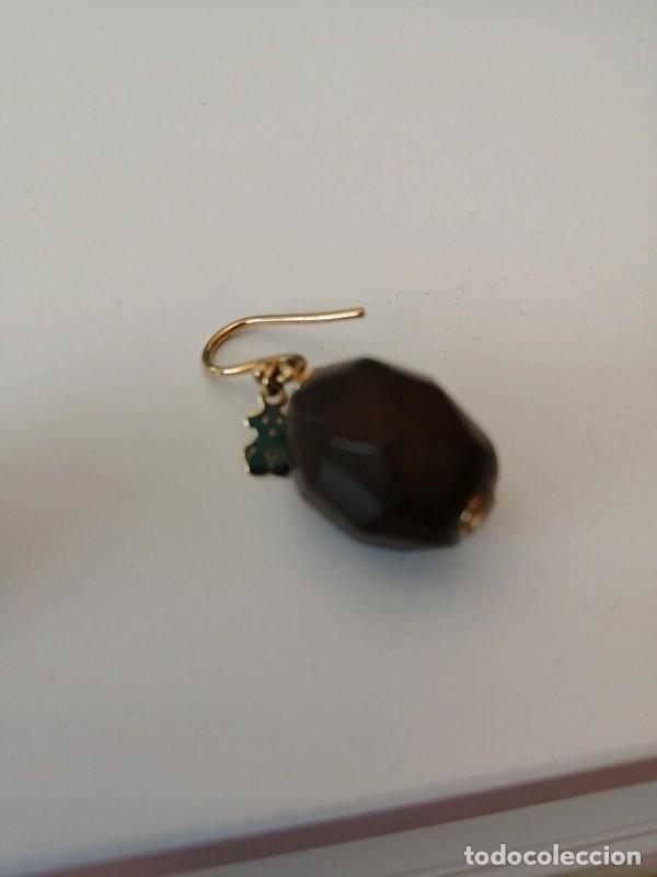 Joyeria: Pendientes Tous marrones con piedras de Agata - Foto 2