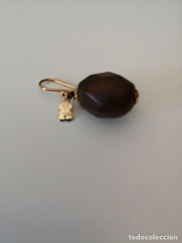 Joyeria: Pendientes Tous marrones con piedras de Agata - Foto 4