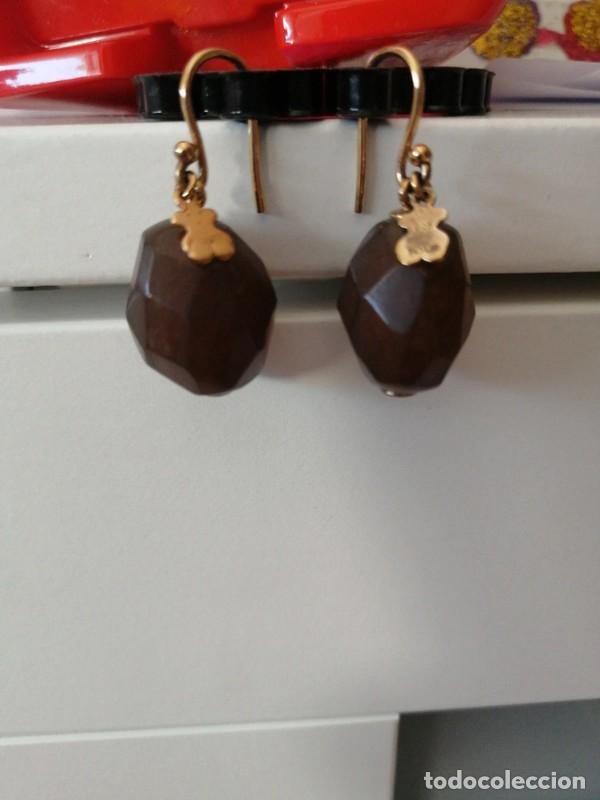 Joyeria: Pendientes Tous marrones con piedras de Agata - Foto 5