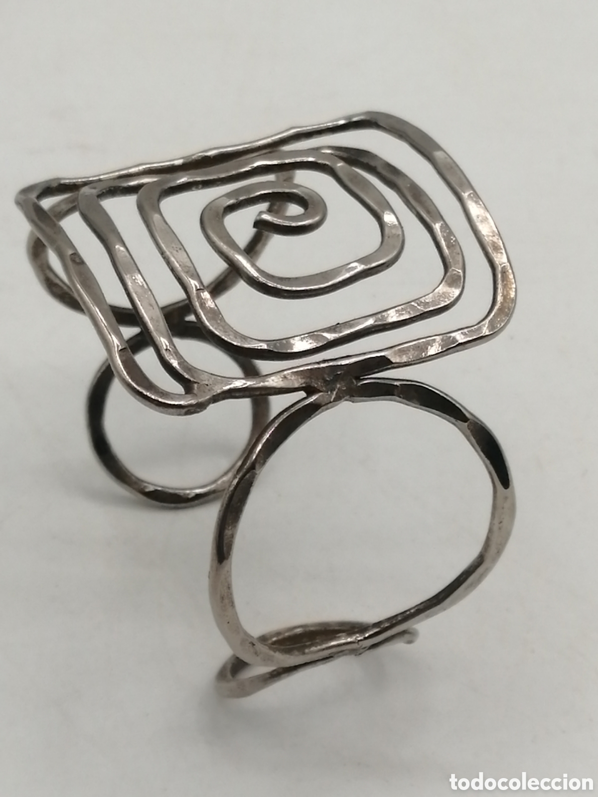 Joyeria: Pulsera brazalete metal plateado - Foto 2