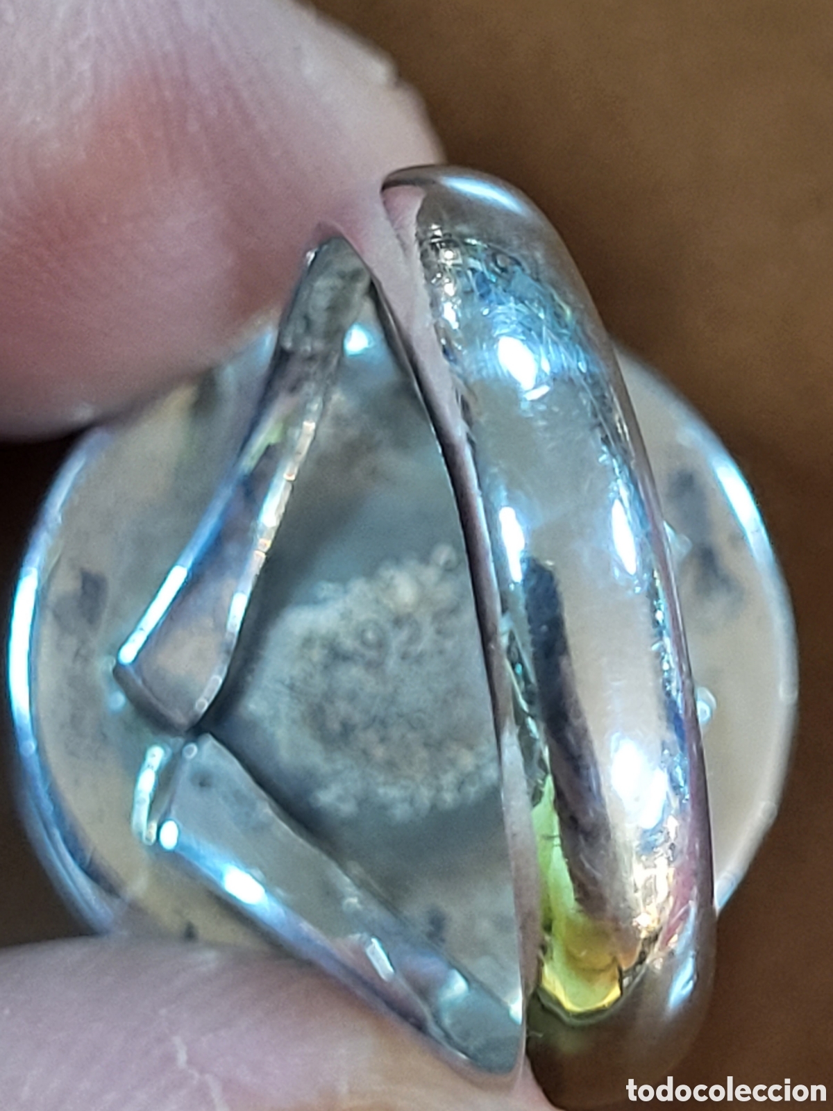 Joyeria: PRECIOSO ANILLO PLATA Y CONCHA DE CARACOL - Foto 4