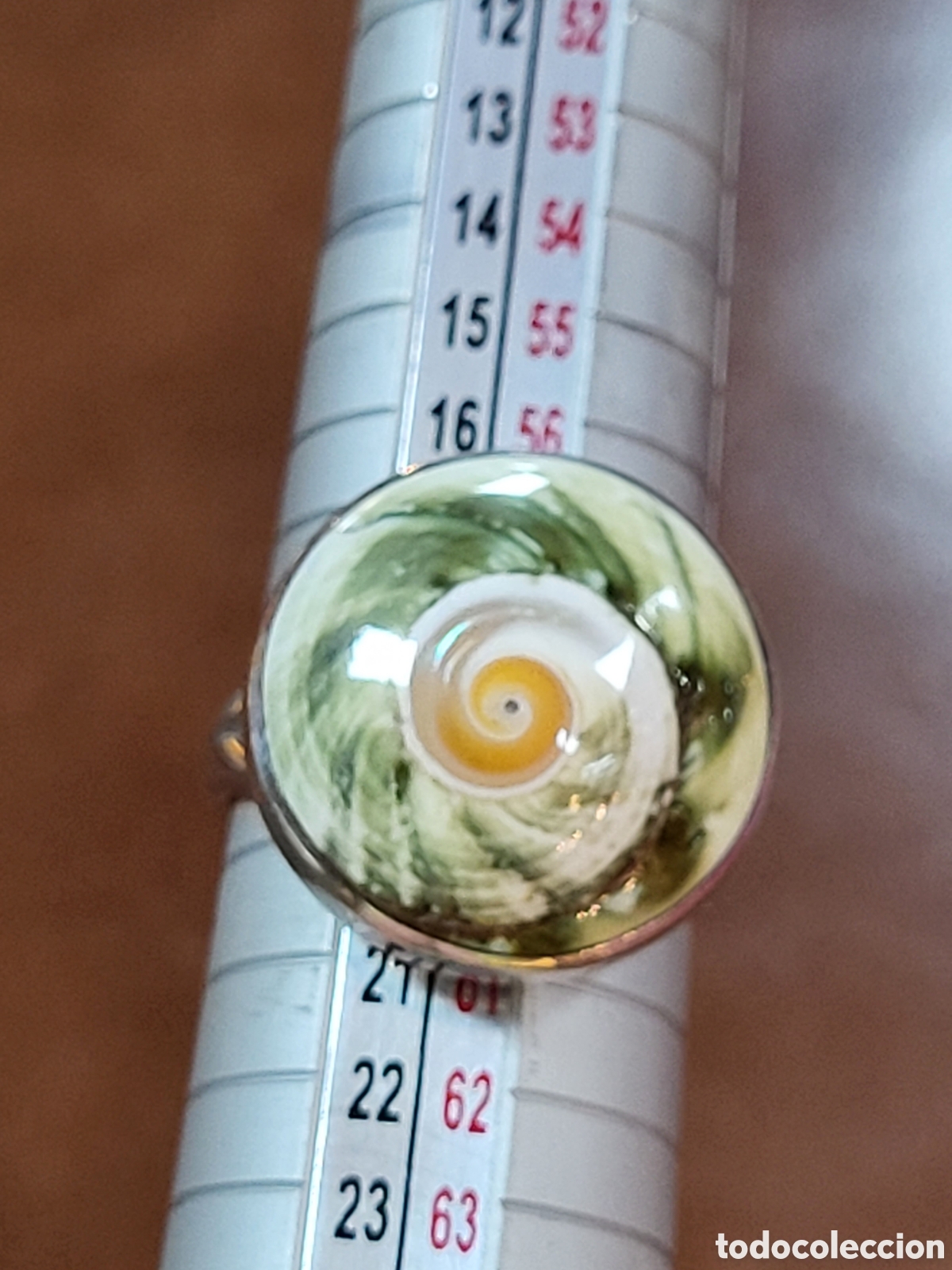 Joyeria: PRECIOSO ANILLO PLATA Y CONCHA DE CARACOL - Foto 8