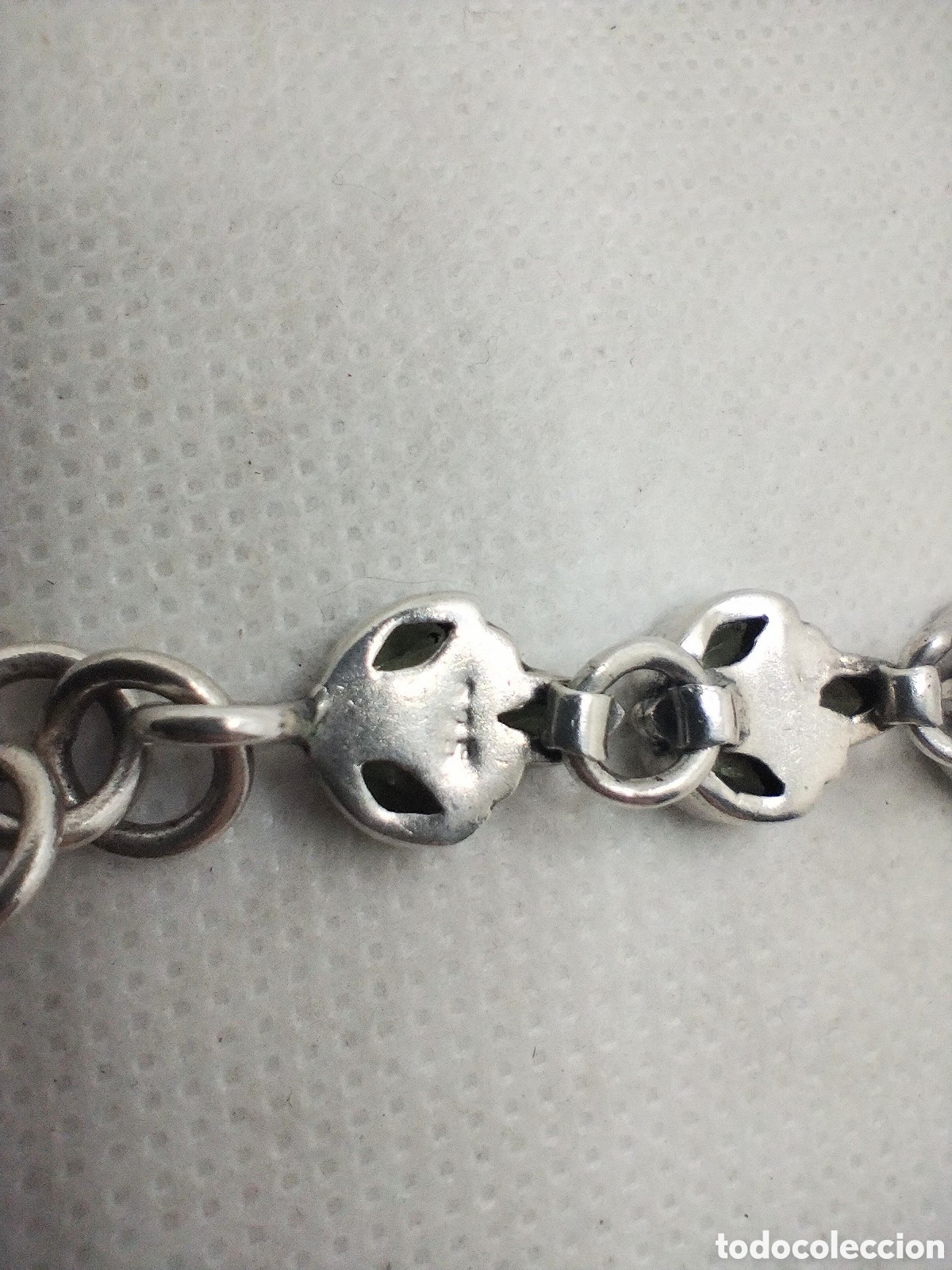 Joyeria: Pulsera de plata y olivinas - Foto 5