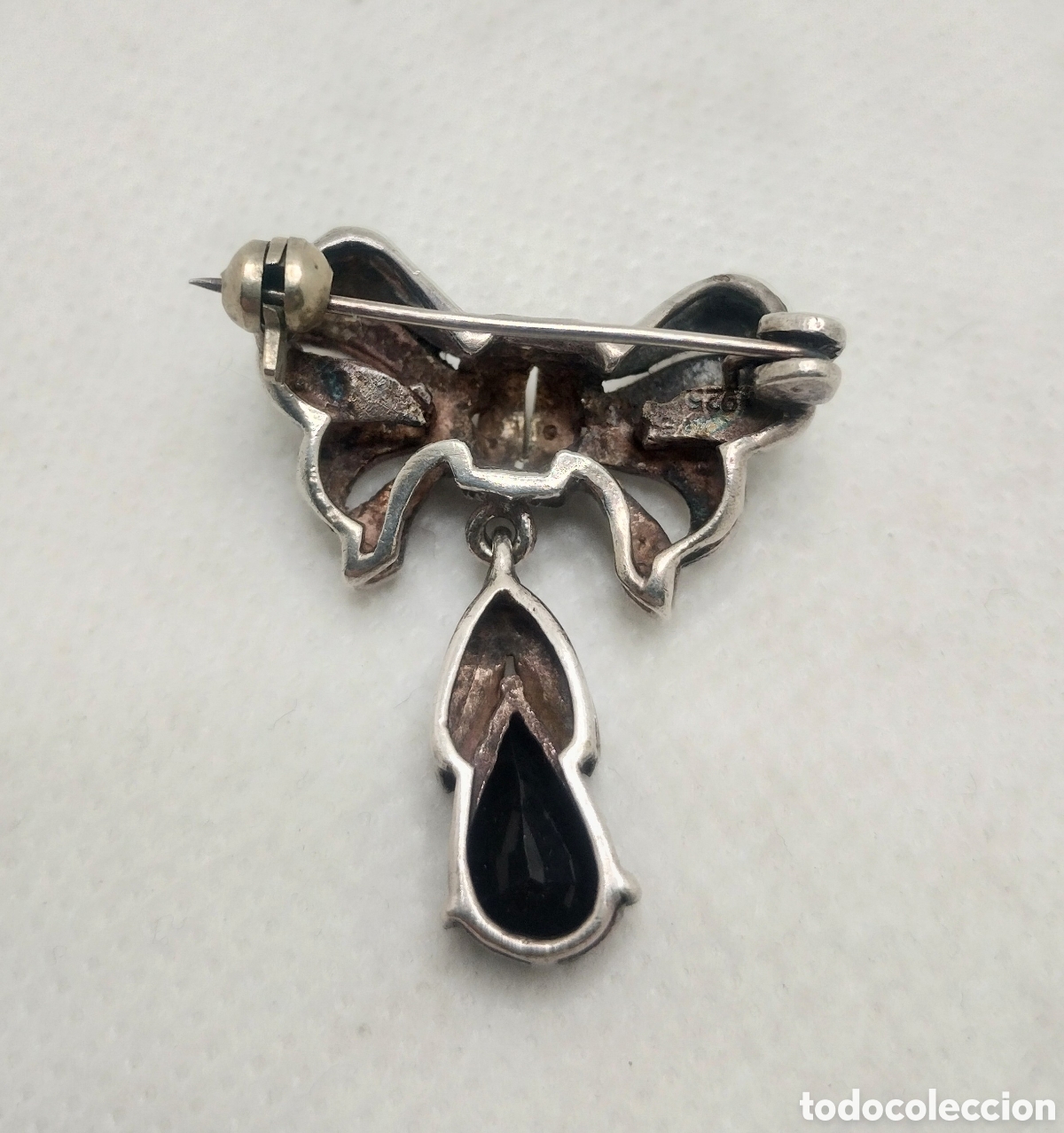 Joyeria: Broche en plata y marquesitas - Foto 2