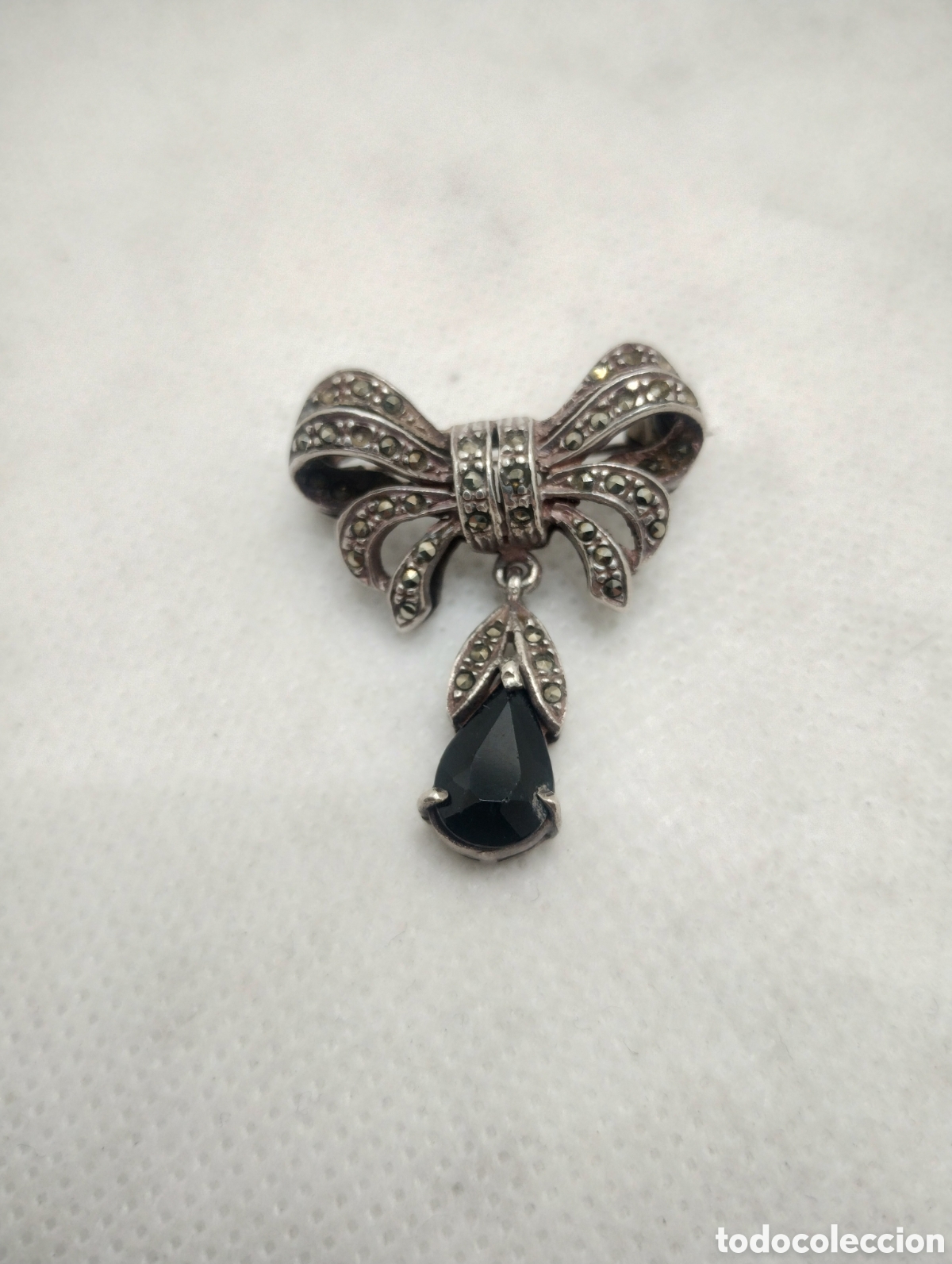 Joyeria: Broche en plata y marquesitas - Foto 1