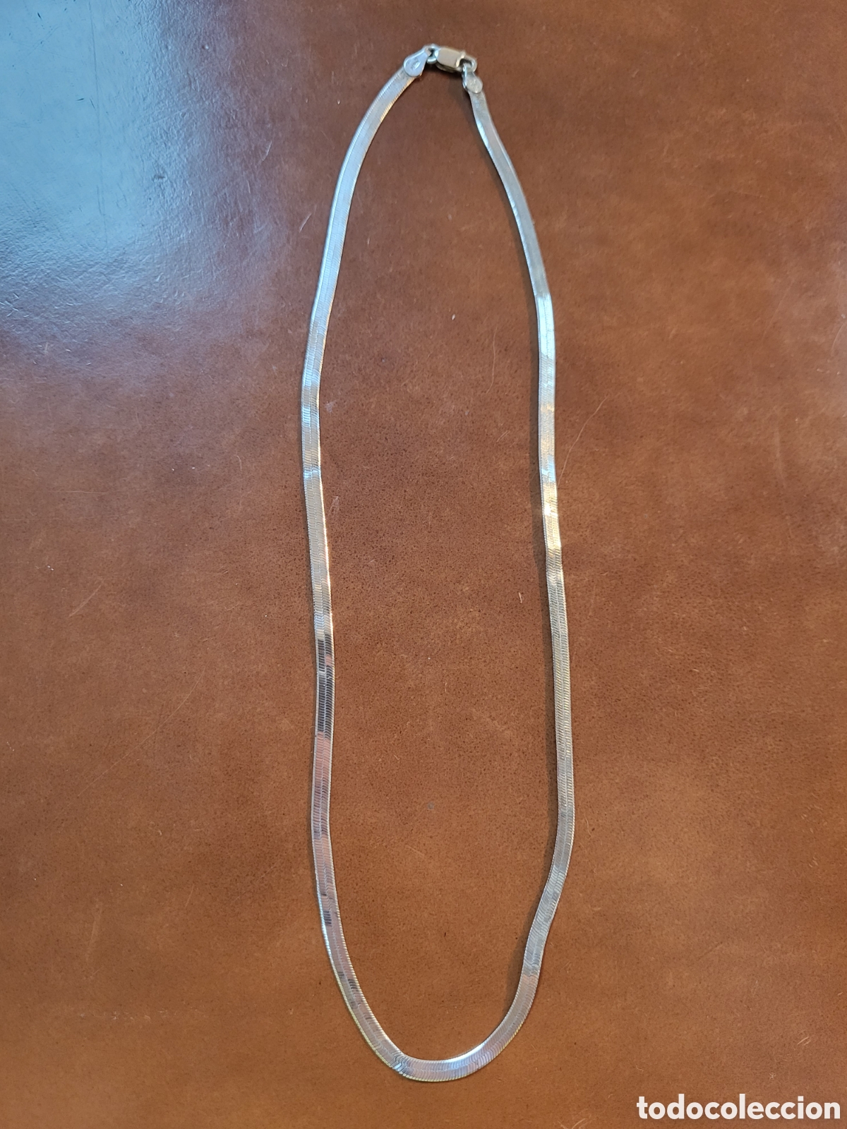 Joyeria: GARGANTILLA, COLLAR DE PLATA. 45CM LARGO - Foto 1