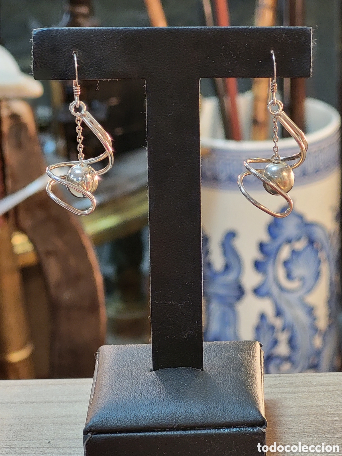 Joyeria: ELEGANTES PENDIENTES DE PLATA - Foto 5