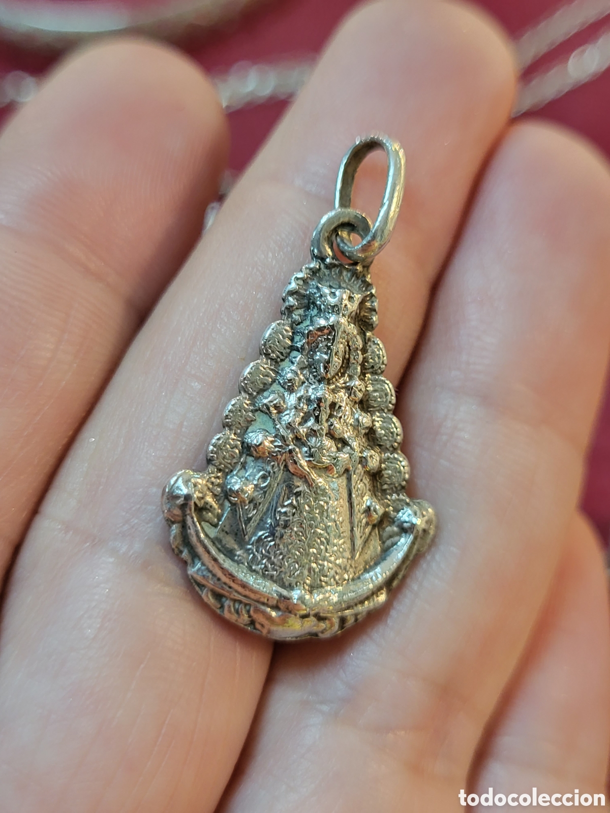 Joyeria: COLGANTE VIRGEN. PLATA - Foto 4