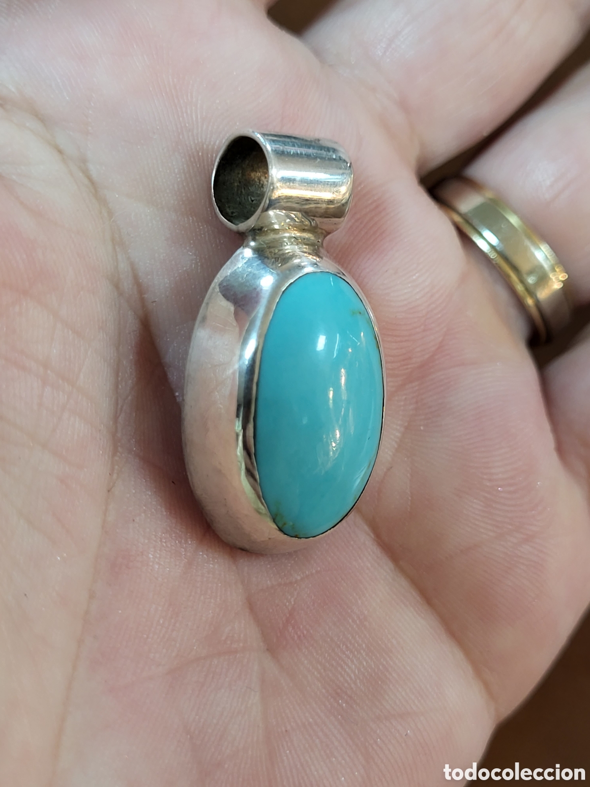 Joyeria: ANTIGUO COLGANTE REALIZADO EN PLATA - Foto 5