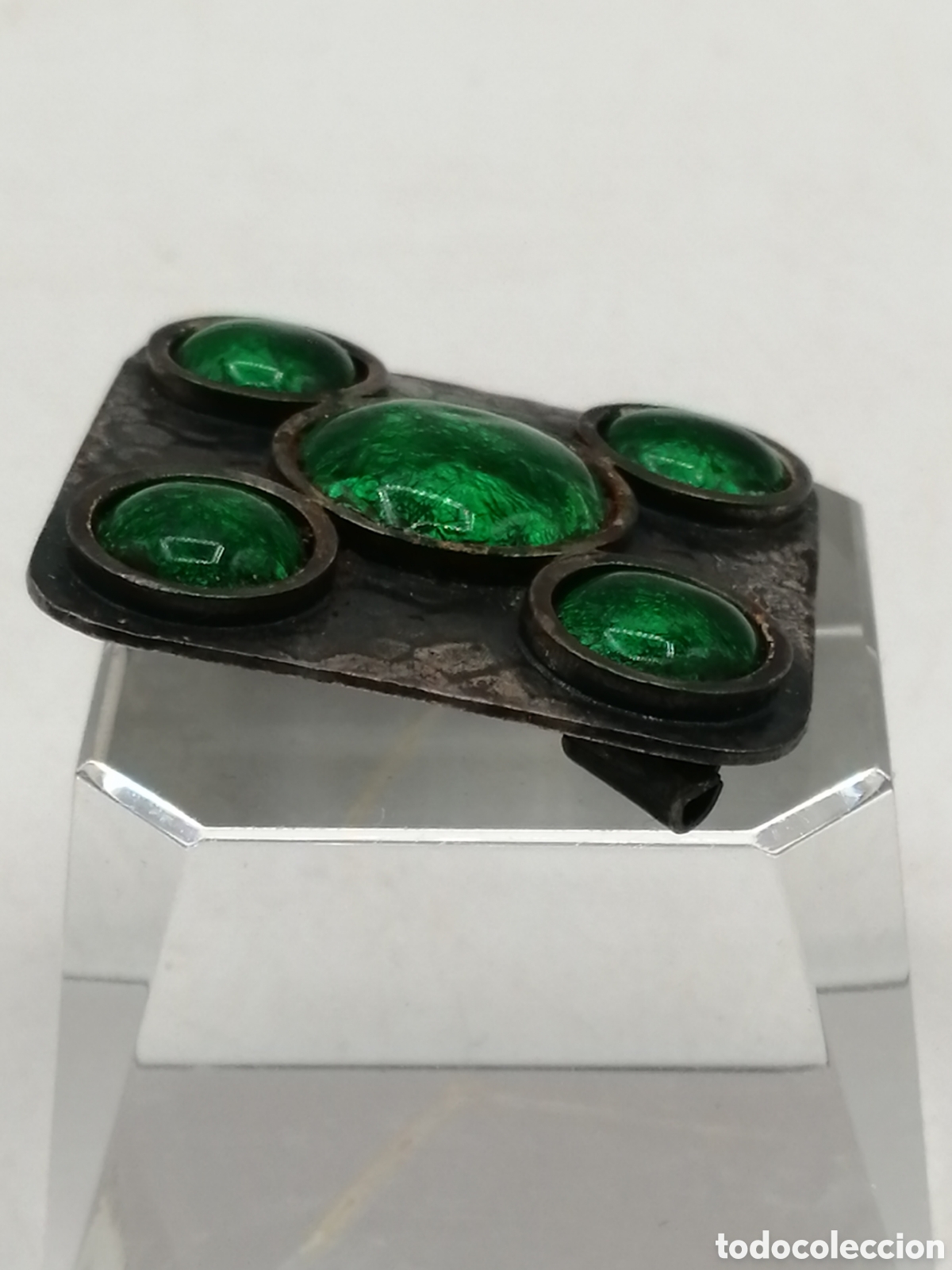 Joyeria: Broche metal plateado y esmalte - Foto 3