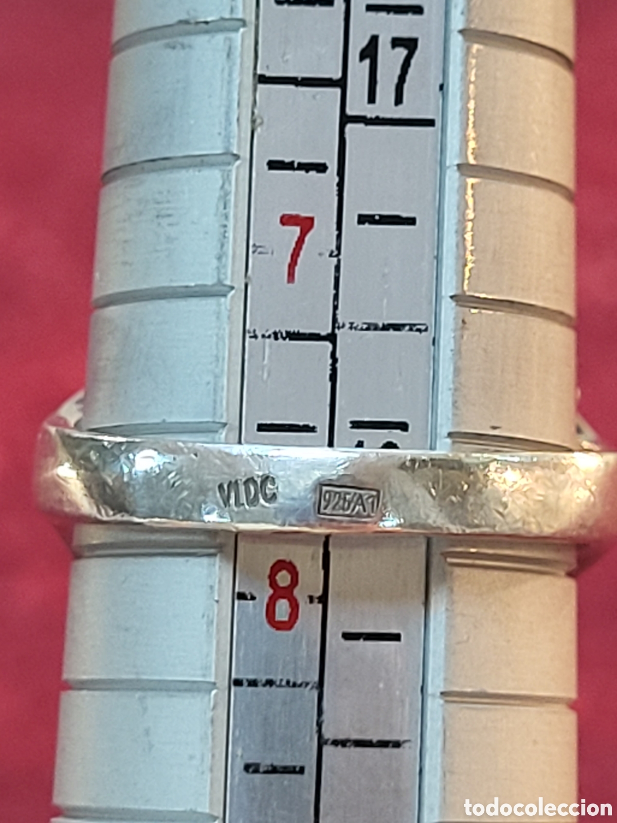 Joyeria: ANTIGUO ANILLO REALIZADO EN PLATA Y MARQUESITAS - Foto 17
