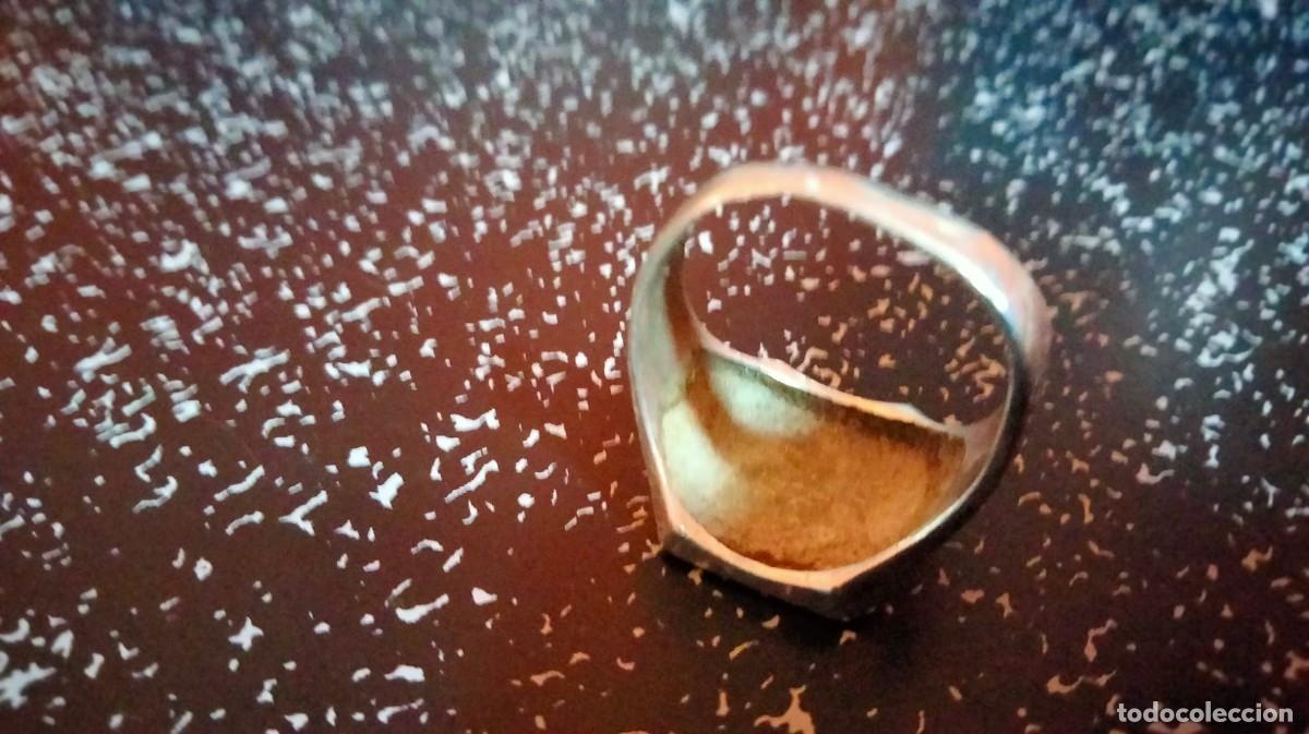 Joyeria: antiguo anillo de plata - Foto 4