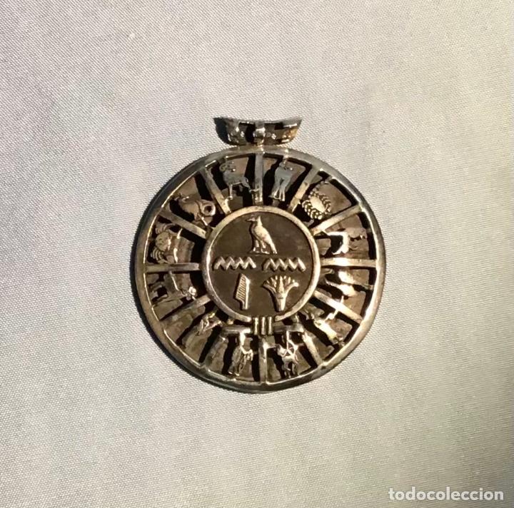 Joyeria: COLGANTE DE PLATA EGIPCIO DEL ZODIACO - Foto 2