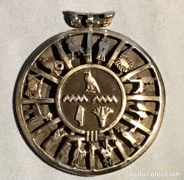 Joyeria: COLGANTE DE PLATA EGIPCIO DEL ZODIACO - Foto 1