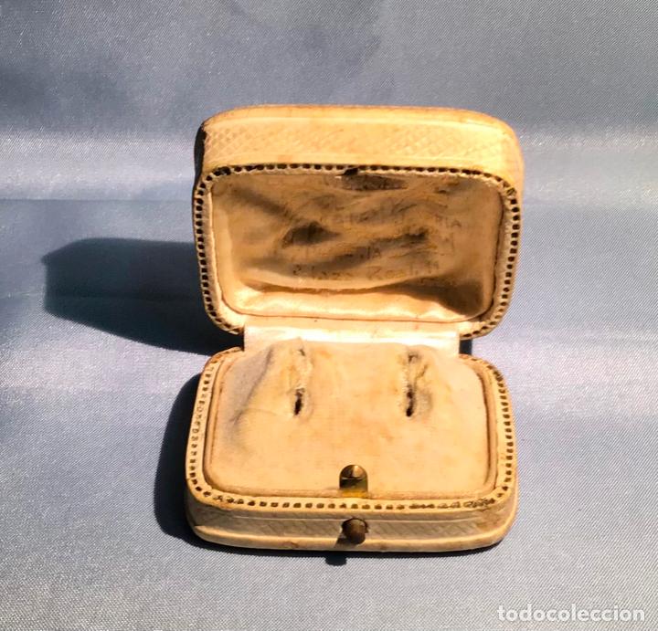 Joyeria: ANTIGUO ESTUCHE PARA PENDIENTES - Foto 2