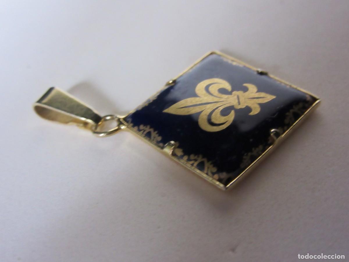 Joyeria: COLGANTE DE ESMALTE CON LA FLOR DE LIS - Foto 3