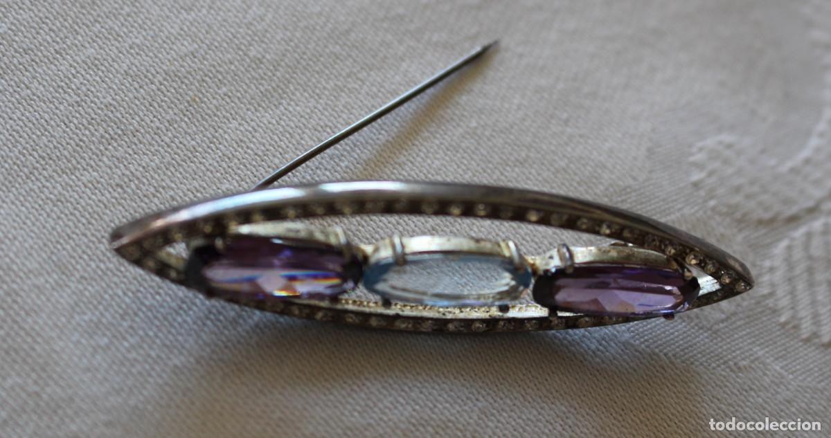 Joyeria: Broche de plata y cristales Svarovsky - Foto 2