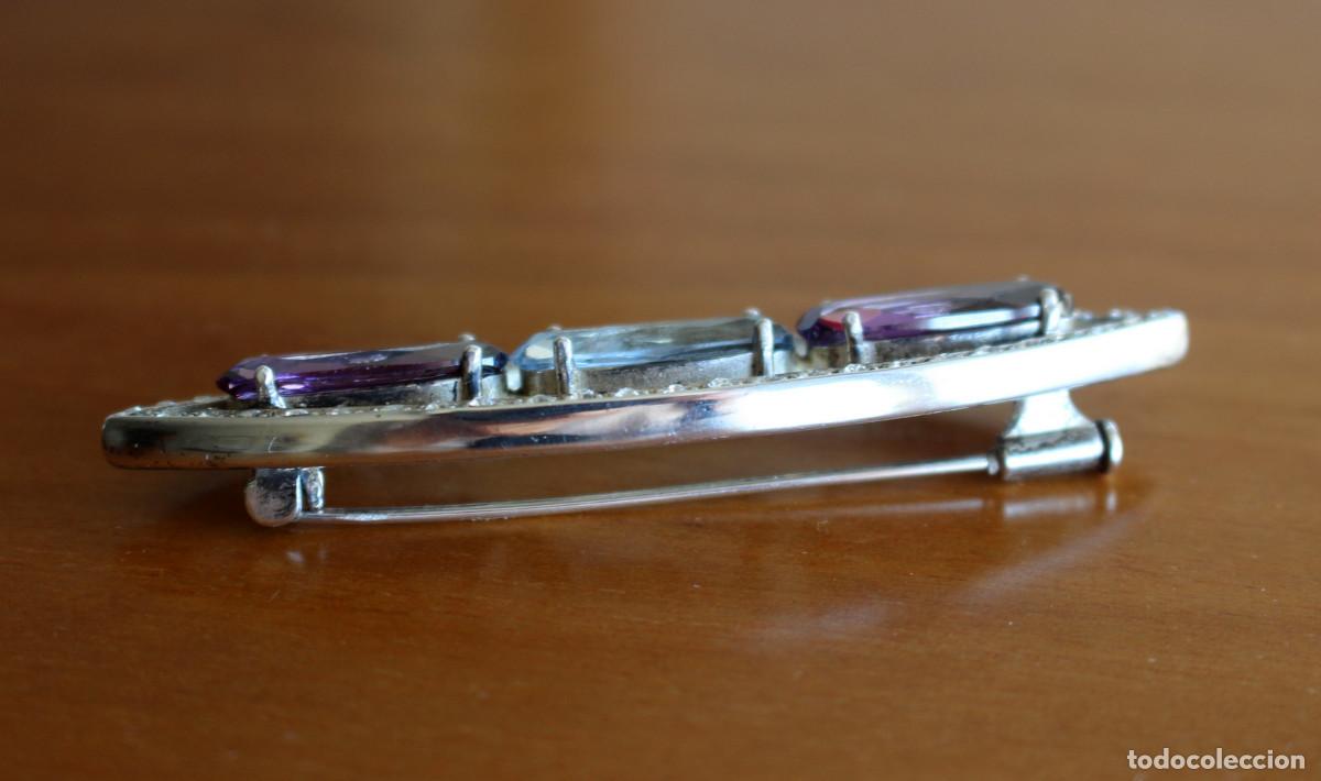 Joyeria: Broche de plata y cristales Svarovsky - Foto 3