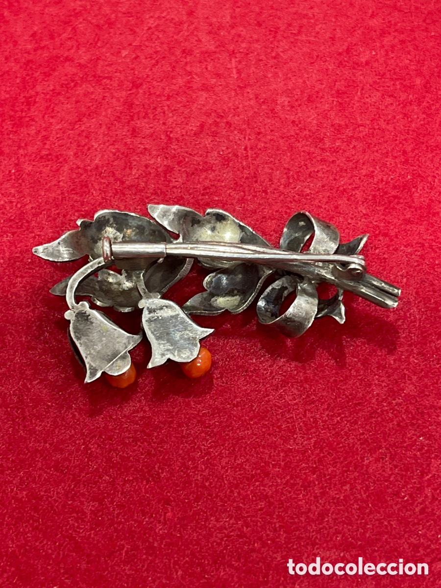Joyeria: Broche en plata de ley y plata dorada. - Foto 2
