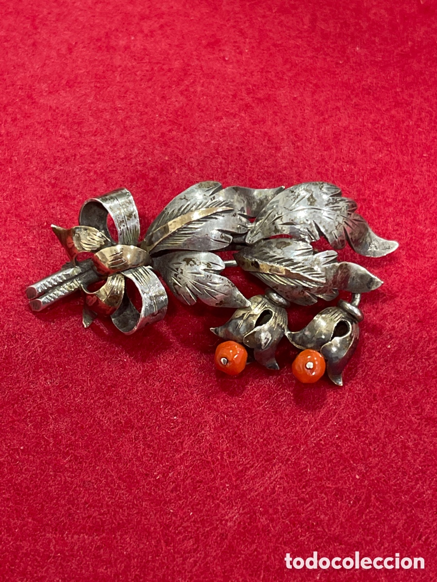 Joyeria: Broche en plata de ley y plata dorada. - Foto 1