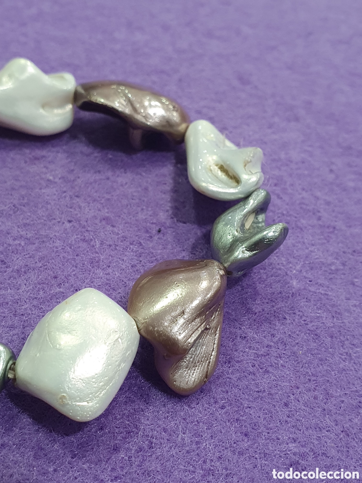 Joyeria: Pulsera s&iacute;mil perlas. (L9) - Foto 2