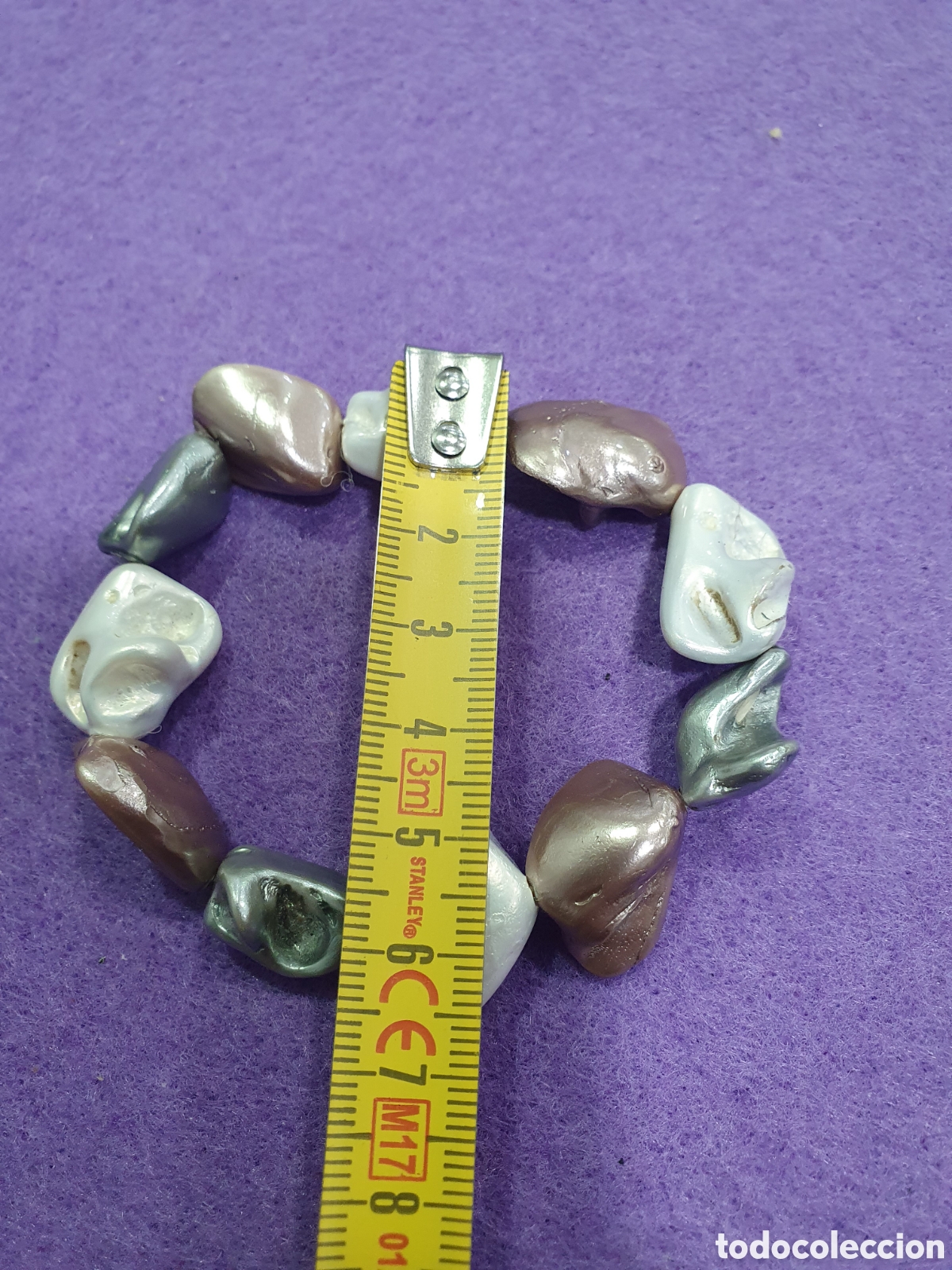 Joyeria: Pulsera s&iacute;mil perlas. (L9) - Foto 3