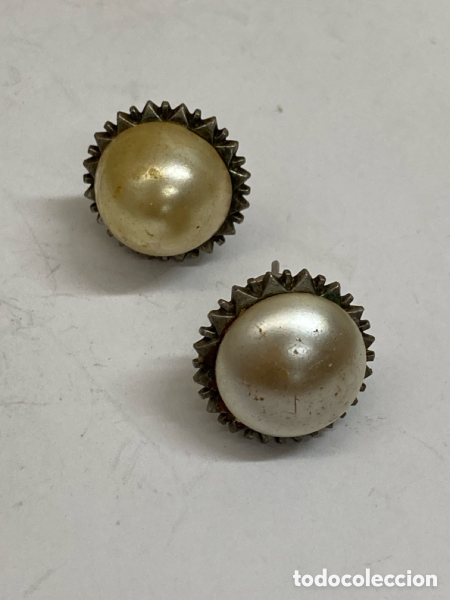 Joyeria: Pendientes de plata y perla P116