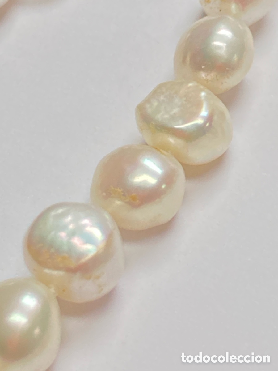 Joyeria: Collar de perlas cultivadas con cierre de plata/COLL6 - Foto 4