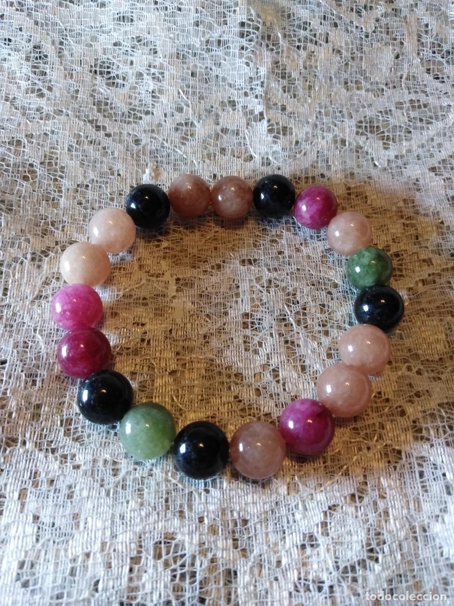 Joyeria: ORIGINAL PULSERA DE TURMALINAS ARCO&Iacute;RIS NATURALES (SIN USAR) - Foto 6