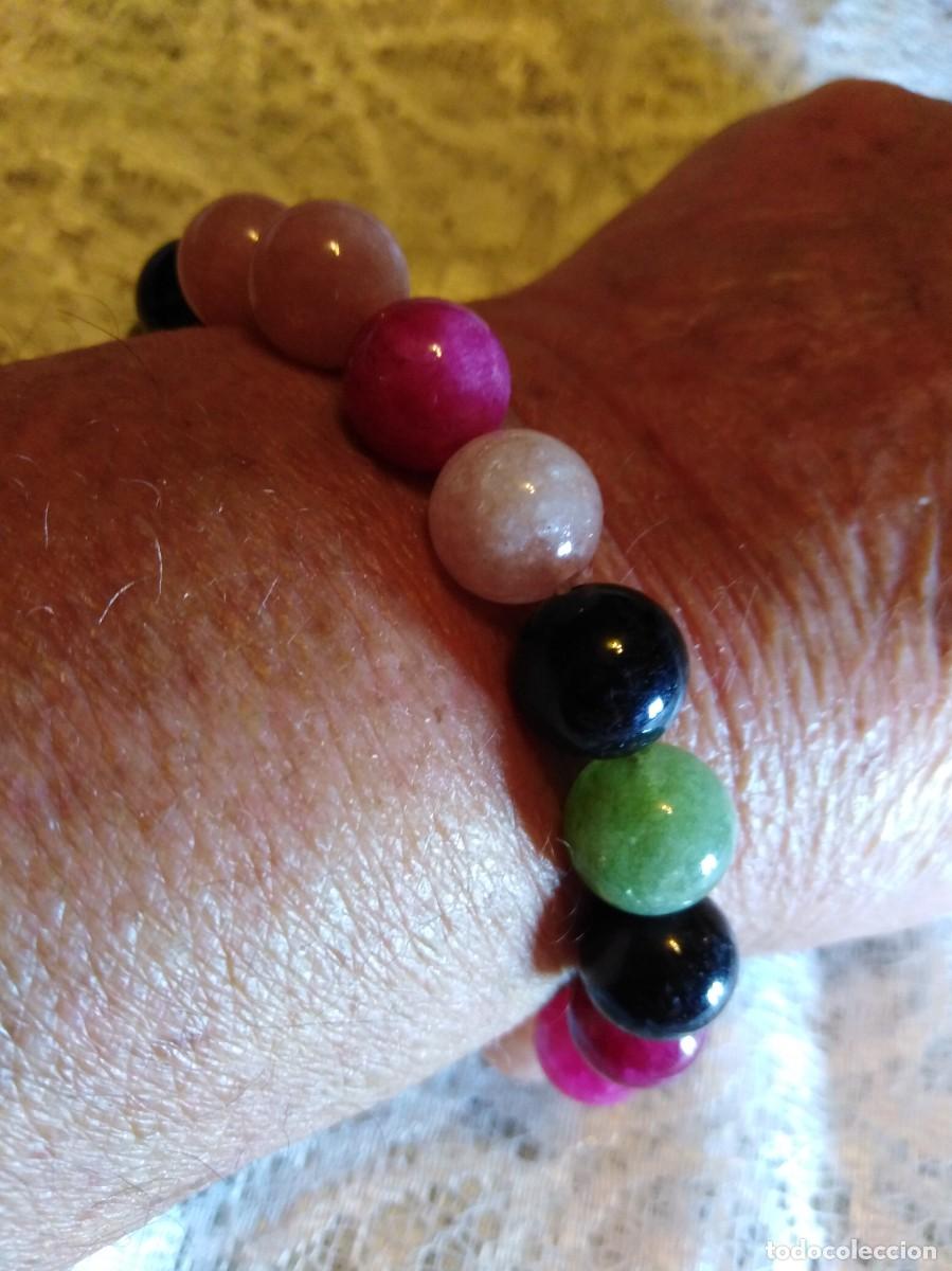 Joyeria: ORIGINAL PULSERA DE TURMALINAS ARCO&Iacute;RIS NATURALES (SIN USAR) - Foto 7